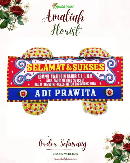 Papan Bunga Ucapan Selamat Umbuldamar